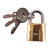 Amtech 25mm Brass Tri Circle Padlock(2) Amtech 25mm Brass Tri Circle Padlock(2)